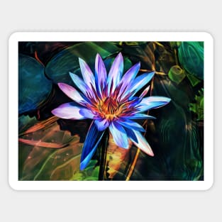 Blue Lotus Sticker